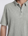 Polera manga corta hombre DT verde claro - Algodón orgánico slub - Frøens