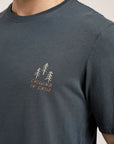 Polera manga corta hombre Chilling azul - Algodón orgánico - Frøens