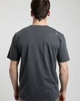 Polera manga corta hombre Bolsillo grafito - Algodón orgánico - Frøens