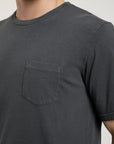 Polera manga corta hombre Bolsillo grafito - Algodón orgánico - Frøens