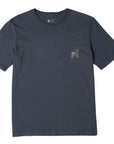 Polera manga corta hombre Helechos azul - Algodón orgánico - Frøens
