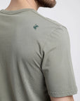 Polera manga corta hombre Plain verde - Algodón orgánico - Frøens