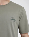 Polera manga corta hombre Roadtrip verde - Algodón orgánico - Frøens