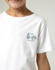 Polera manga corta kids Bungalow blanco - Algodón orgánico - Frøens