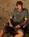Polera manga corta hombre Punta de lobos verde - Algodón orgánico - Frøens