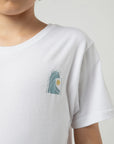 Polera manga corta kids Ola blanco - Algodón orgánico - Frøens