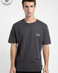 Polera manga corta hombre Views grafito - Algodón orgánico - Frøens