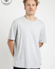 Polera manga corta hombre Plain hielo