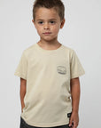Polera manga corta kids Playa beige - Algodón orgánico - Frøens