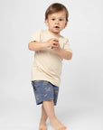 Polera manga corta kids Sun beige - Algodón orgánico - Frøens