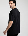 Polera manga corta hombre Roadtrip negro - Algodón orgánico - Frøens
