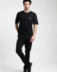 Polera manga corta hombre Roadtrip negro - Algodón orgánico - Frøens