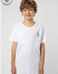 Polera manga corta kids Ola blanco - Algodón orgánico - Frøens