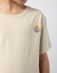 Polera manga corta kids Sun beige - Algodón orgánico - Frøens