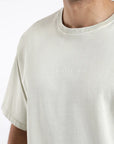 Polera manga corta hombre Oversize beige - Algodón orgánico - Frøens