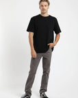 Polera manga corta hombre heavyweight Plain negro