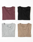 Polera manga corta hombre Plain hielo