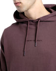 Polerón hombre Hoodie burdeo - Algodón orgánico - Frøens