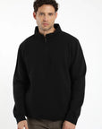 Polerón hombre Tunquén negro - Algodón orgánico - Frøens