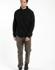 Polerón hombre Tunquén negro - Algodón orgánico - Frøens