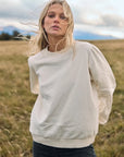 Polerón mujer Valle crudo - Algodón orgánico