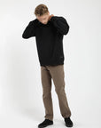 Polerón hombre Yelcho negro - Algodón orgánico - Frøens