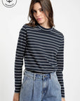 Polera manga larga Palma azul - Algodón orgánico - Frøens
