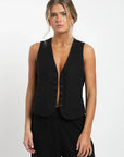 Blusa vest Sandalo negro - Frøens