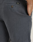 Short hombre lino azul Froens