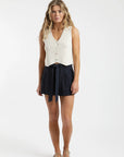 Short mujer Bahía azul - Lino - Frøens