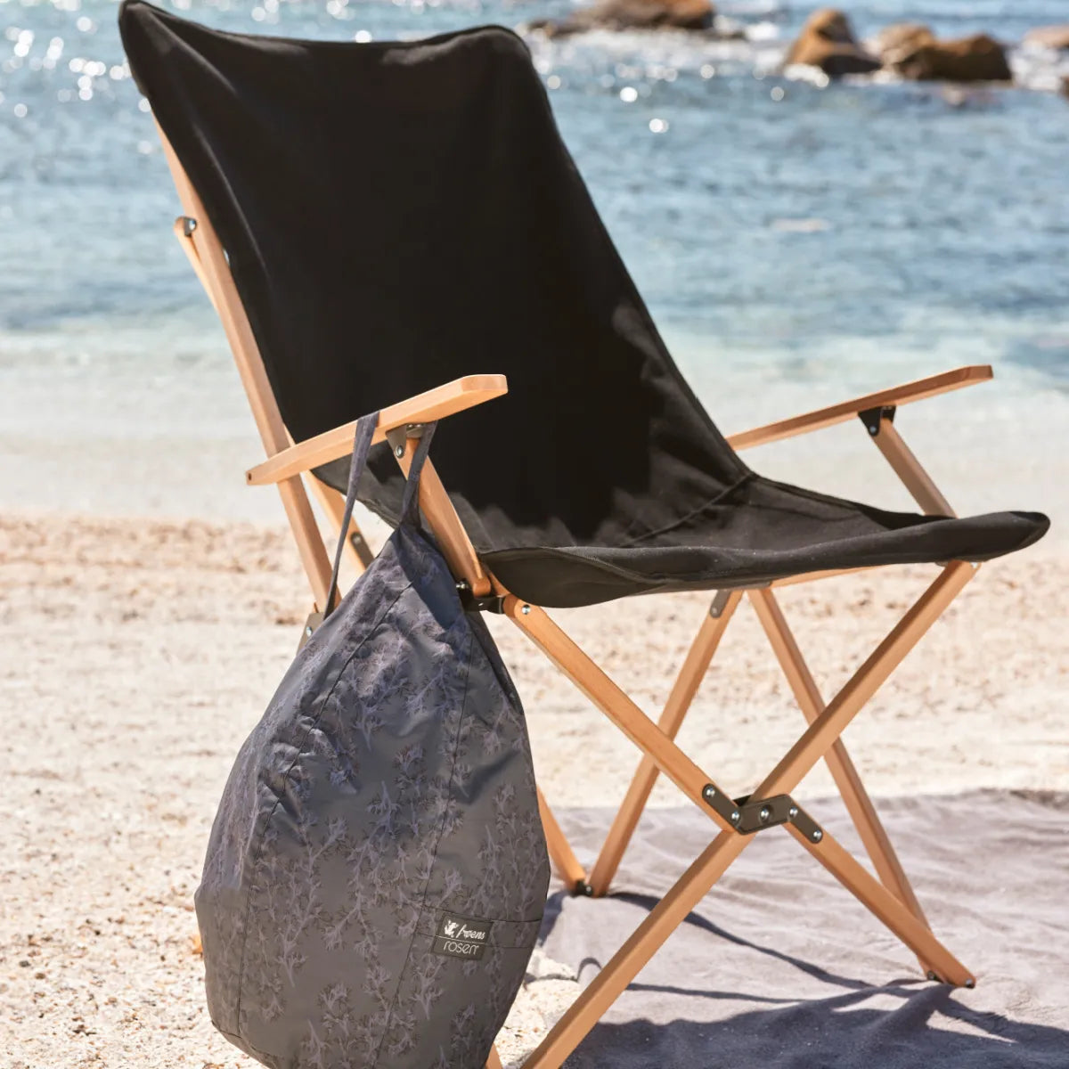 Silla camping negro Rosen by Froens – Frøens
