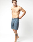 Traje de baño hombre Ramas azul - Poliéster reciclado - Frøens