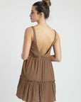 Vestido corto Camelia camel - Frøens