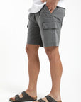 Short hombre Travel gris - Algodón orgánico - Frøens