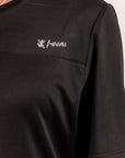 Polera mujer MTB negro - Poliéster reciclado - Frøens