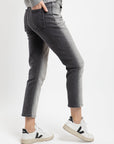 Pantalon mujer Bicolor grafito - Algodón reciclado - Frøens