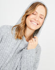 Chaleco mujer Hoodie gris - Frøens