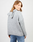 Chaleco mujer Hoodie gris - Frøens