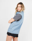 Chaqueta mujer sin mangas celeste - Frøens