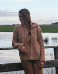 Chaleco mujer Hoodie camel - Frøens