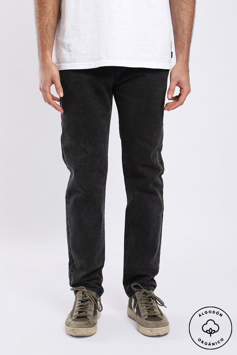 Jeans hombre grafito - Algodón orgánico
