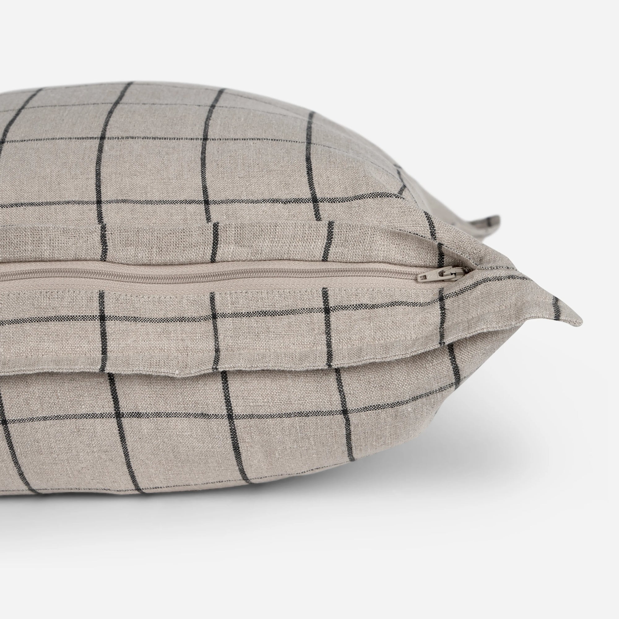 Cojín lino cuadrille 85 x 45 cm Rosen by Froens - Frøens