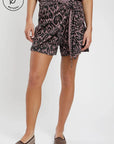 Falda short corta Riñihue print