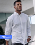 Label - Camisa manga larga Ox blanco