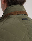 Label - Chaqueta hombre Quilted olivo