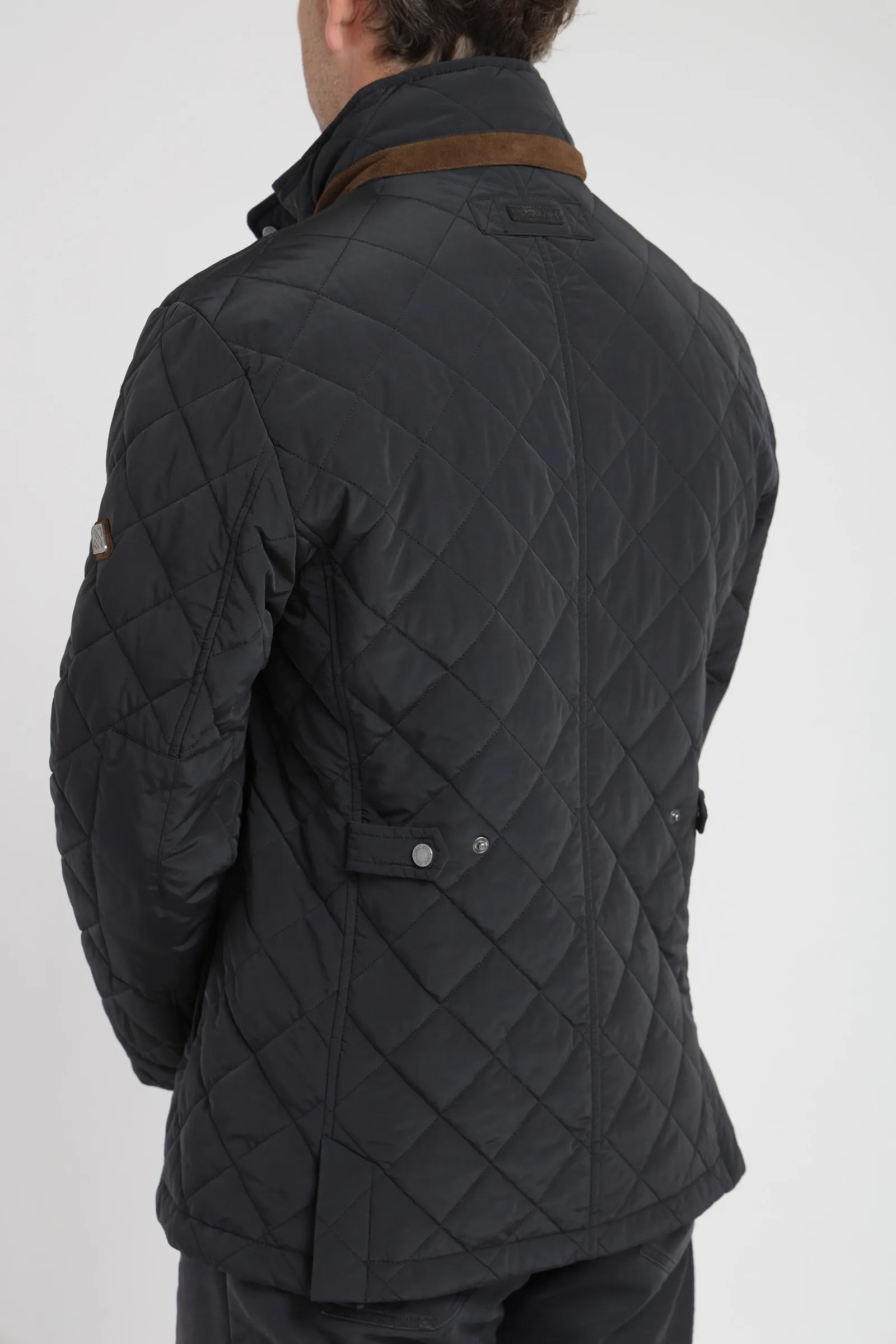 Label - Chaqueta hombre Quilted negro