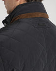 Label - Chaqueta hombre Quilted negro