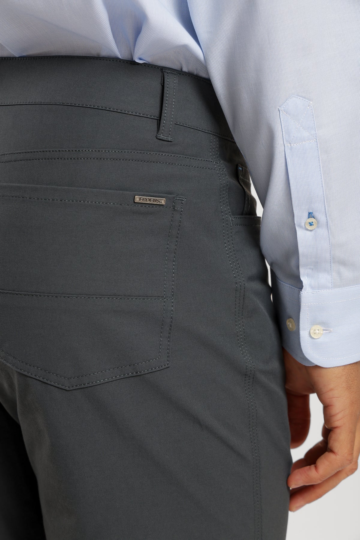 Label - Pantalón hombre perfomance azul