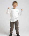 Polera manga larga kids Pez blanco