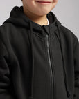 Polerón kids Hoodie negro
